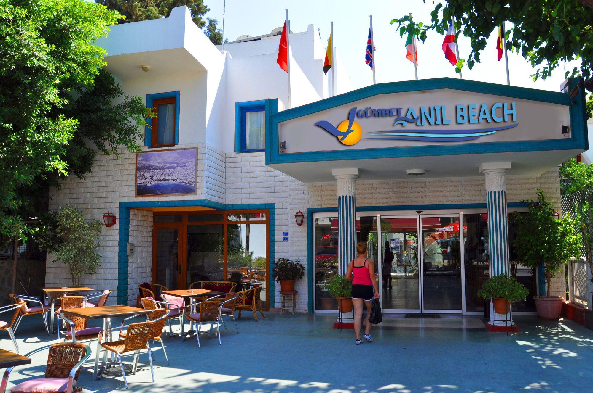 Gumbet Anil Beach Hotel Битез Екстериор снимка